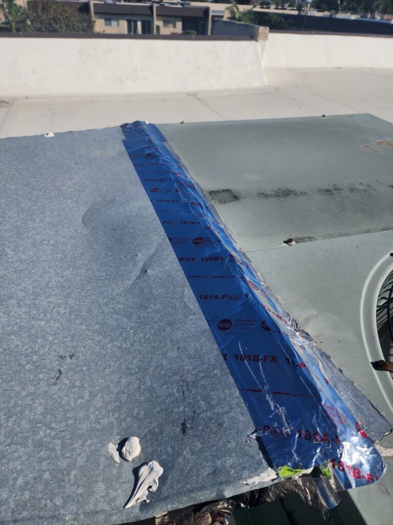 Roof unit maintenance demonstrating ongoing service commitment