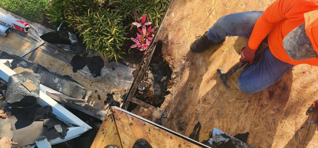 Multiple tile roofs aerial view showing comprehensive tile expertise